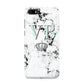 Personalised Mint Crown Initials Marble Huawei Y5 Prime 2018 Phone Case