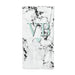 Personalised Mint Initialled Marble Heart Beach Towel