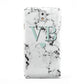 Personalised Mint Initialled Marble Heart Samsung Galaxy Note 3 Case