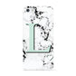 Personalised Mint Monogram Marble Heart Apple iPhone 5 Case