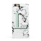 Personalised Mint Monogram Marble Heart Apple iPhone 6 3D Snap Case