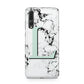 Personalised Mint Monogram Marble Heart Huawei P20 Pro Phone Case