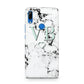 Personalised Mint Monogrammed Heart Marble Huawei P Smart Z