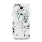 Personalised Mint Monogrammed Heart Marble Samsung Galaxy S4 Mini Case