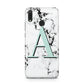 Personalised Mint Single Initial Marble Huawei Y9 2019