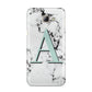 Personalised Mint Single Initial Marble Samsung Galaxy A8 2016 Case