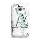 Personalised Mint Single Initial Marble Samsung Galaxy J1 2015 Case