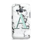 Personalised Mint Single Initial Marble Samsung Galaxy J1 2016 Case