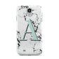 Personalised Mint Single Initial Marble Samsung Galaxy S4 Case