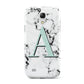 Personalised Mint Single Initial Marble Samsung Galaxy S4 Mini Case