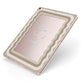 Personalised Mirrored Apple iPad Case on Rose Gold iPad Side View