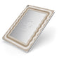 Personalised Mirrored Apple iPad Case on Silver iPad Side View