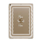 Personalised Mirrored Apple iPad Gold Case