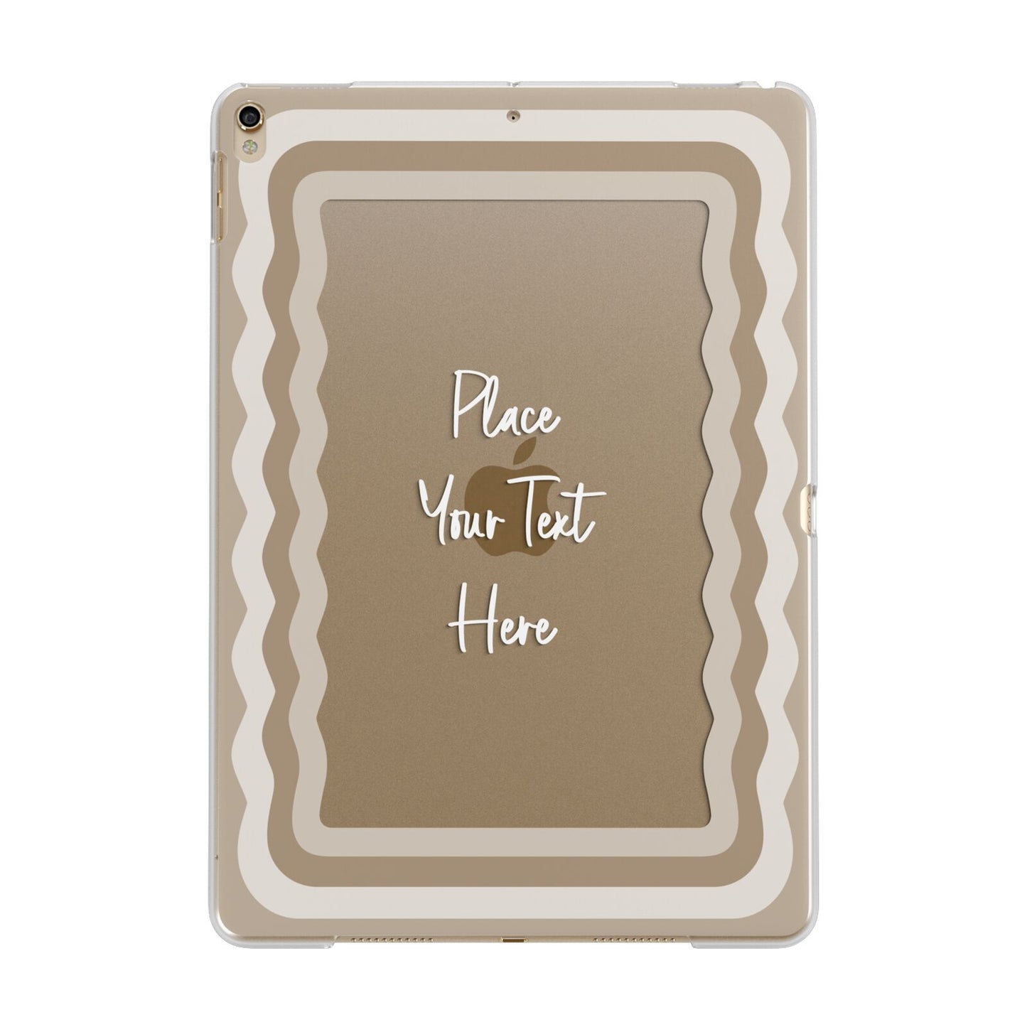 Personalised Mirrored Apple iPad Gold Case