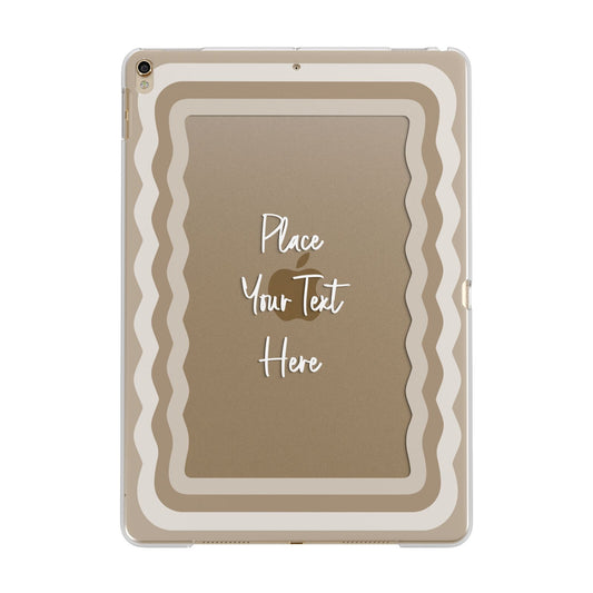 Personalised Mirrored Apple iPad Gold Case