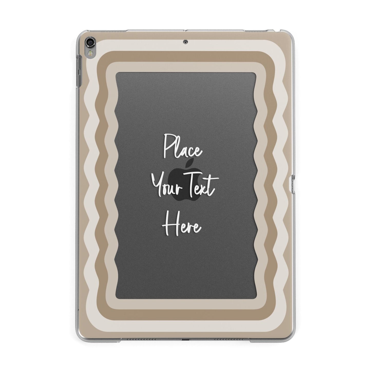 Personalised Mirrored Apple iPad Grey Case