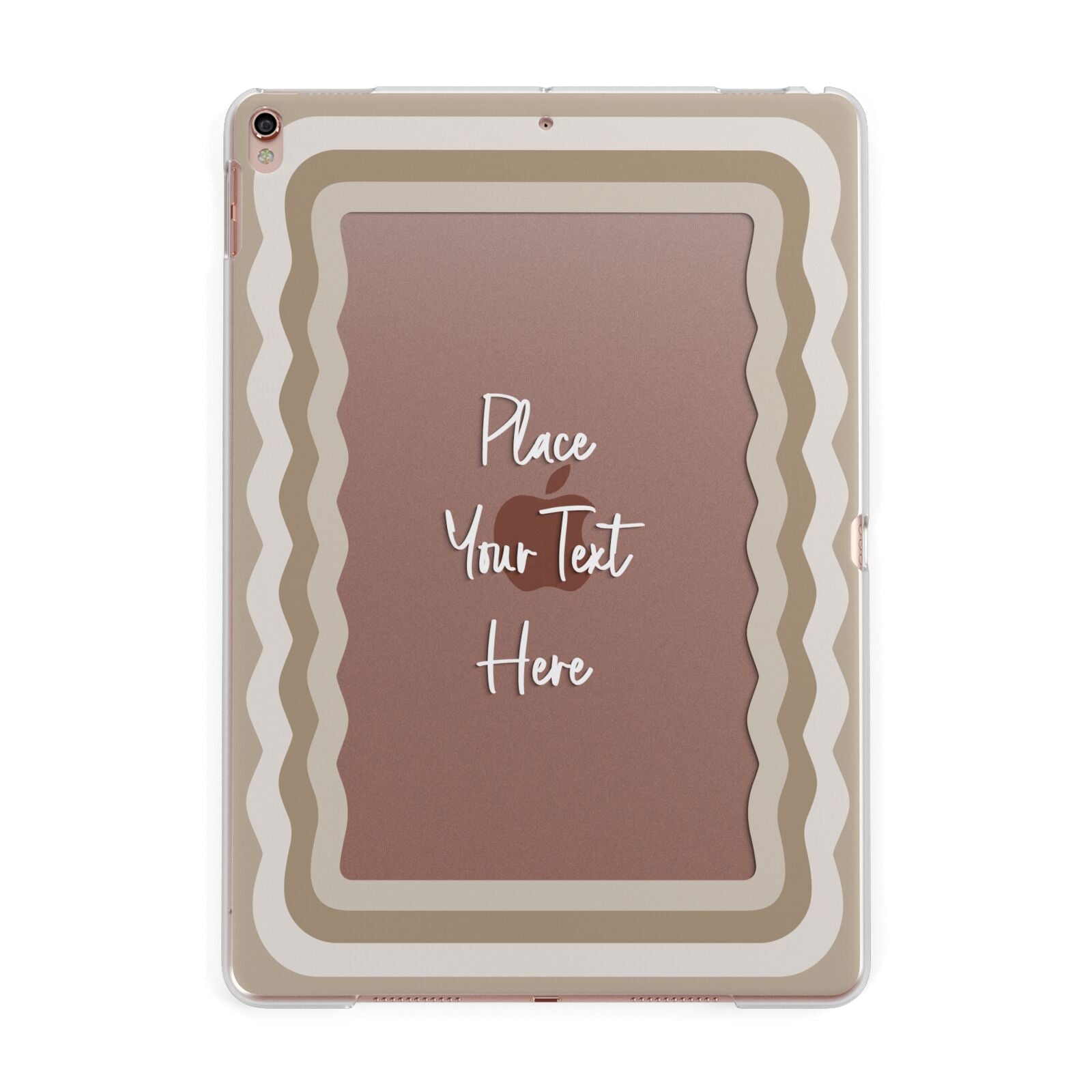 Personalised Mirrored Apple iPad Rose Gold Case