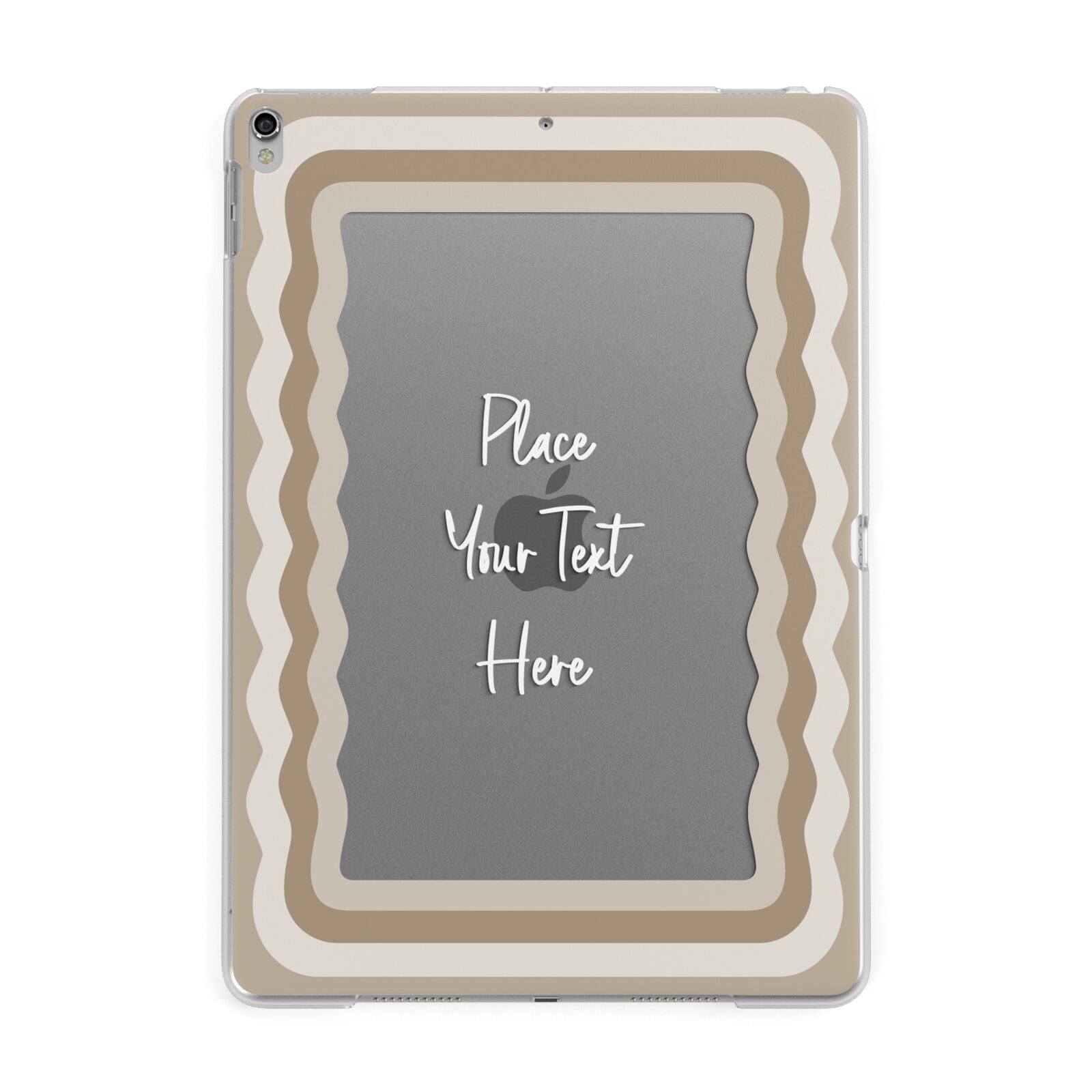 Personalised Mirrored Apple iPad Silver Case