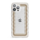Personalised Mirrored iPhone 13 Pro Max Clear Bumper Case