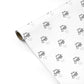 Personalised Monochrome Anniversary Personalised Gift Wrap