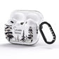 Personalised Monochrome Forest AirPods Pro Glitter Case Side Image