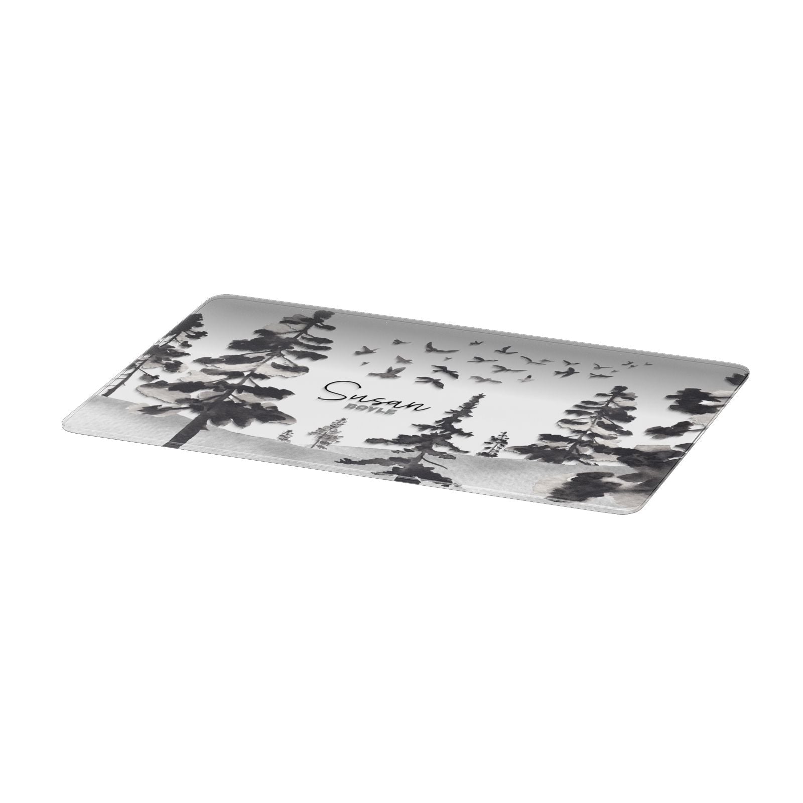 Personalised Monochrome Forest Apple MacBook Case Only