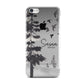 Personalised Monochrome Forest Apple iPhone 5c Case
