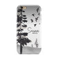 Personalised Monochrome Forest Apple iPhone 6 3D Tough Case