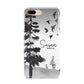 Personalised Monochrome Forest Apple iPhone 7 8 Plus 3D Tough Case