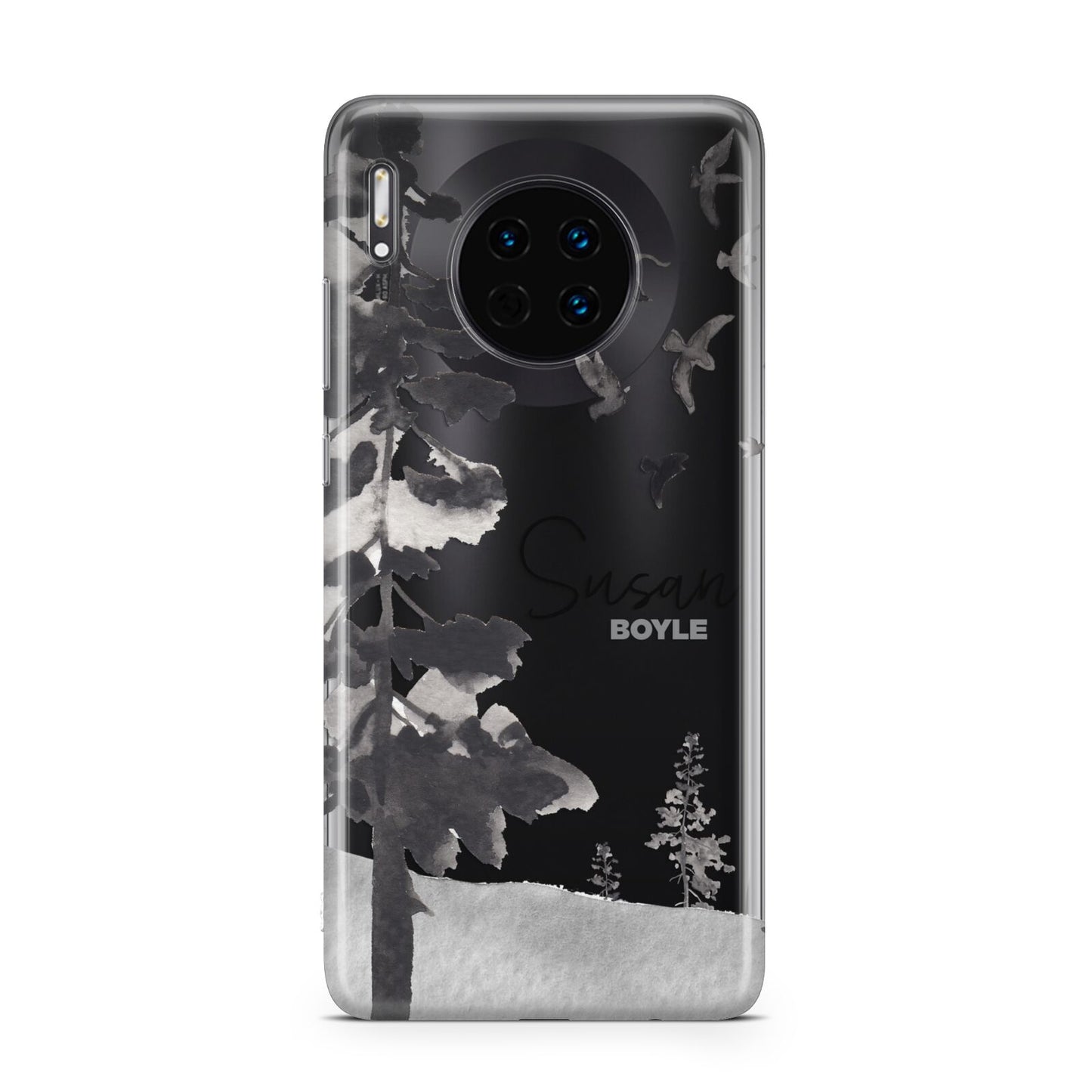 Personalised Monochrome Forest Huawei Mate 30