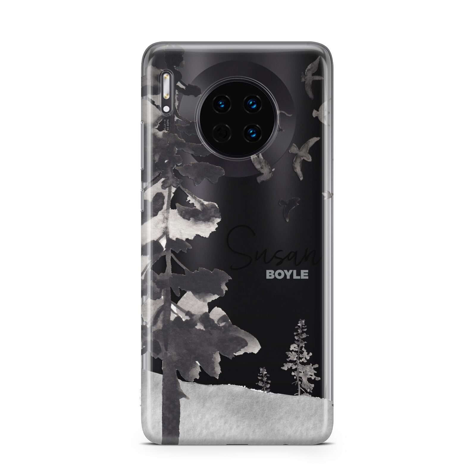 Personalised Monochrome Forest Huawei Mate 30