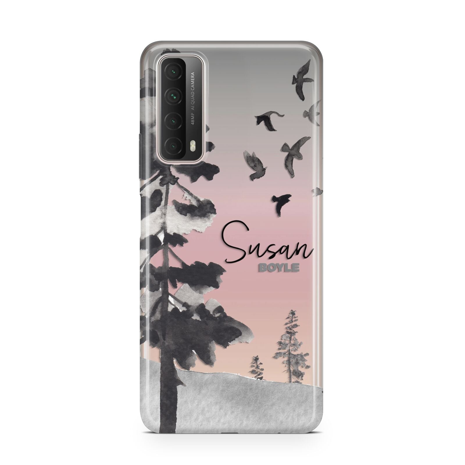 Personalised Monochrome Forest Huawei P Smart 2021