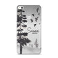 Personalised Monochrome Forest Huawei P8 Lite Case