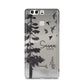 Personalised Monochrome Forest Huawei P9 Case