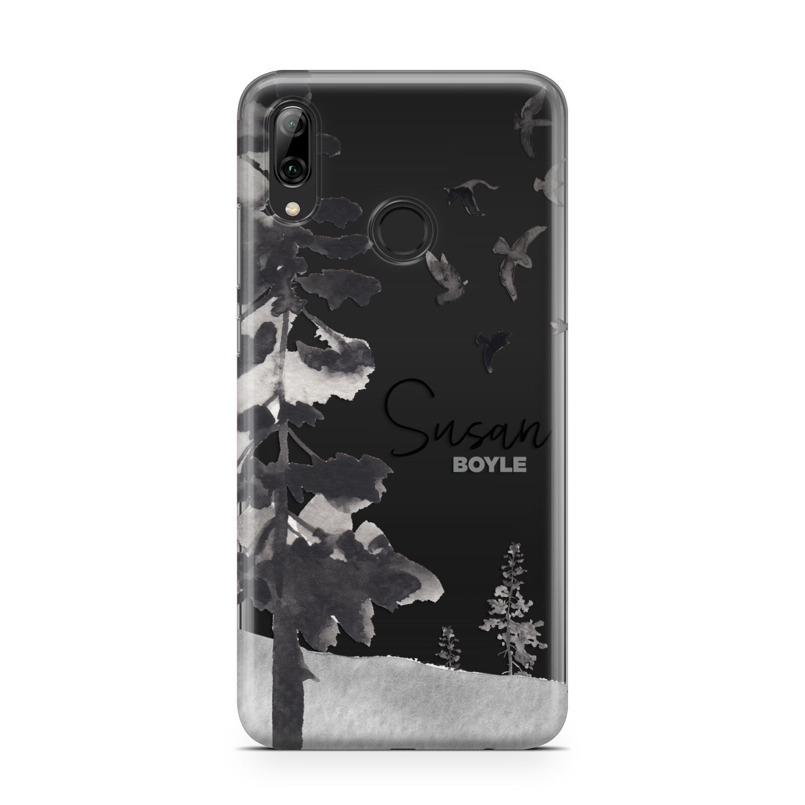 Personalised Monochrome Forest Huawei Y7 2019