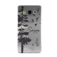 Personalised Monochrome Forest Samsung Galaxy A3 Case
