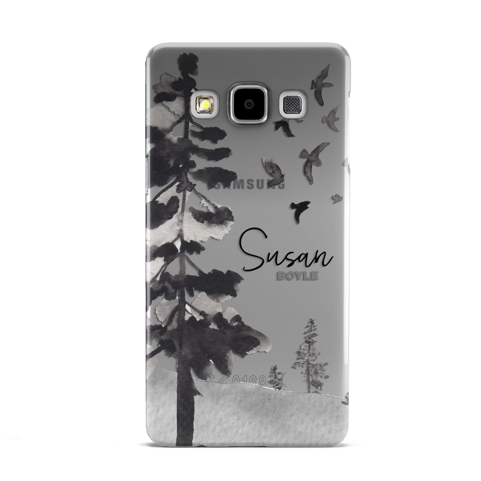 Personalised Monochrome Forest Samsung Galaxy A5 Case