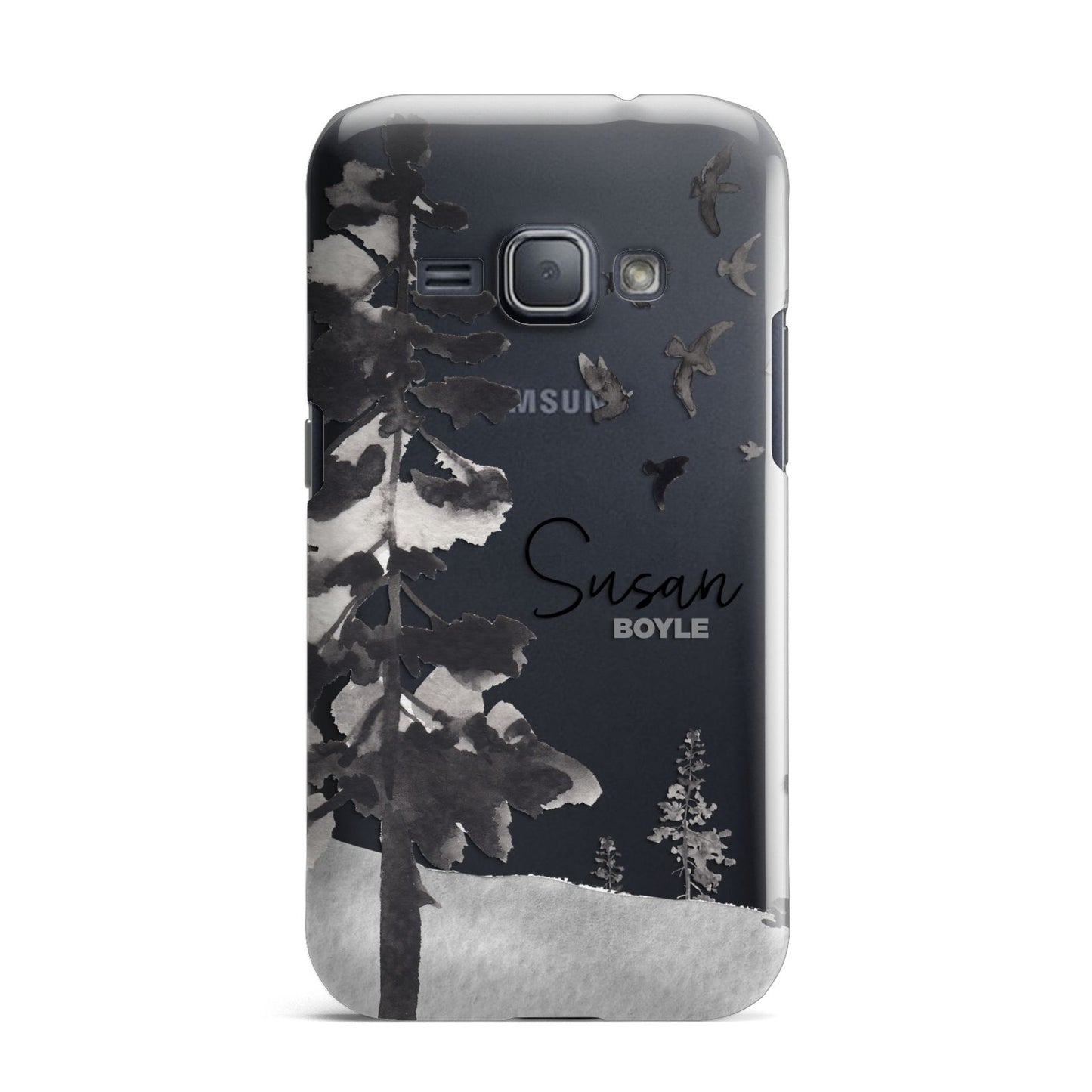 Personalised Monochrome Forest Samsung Galaxy J1 2016 Case