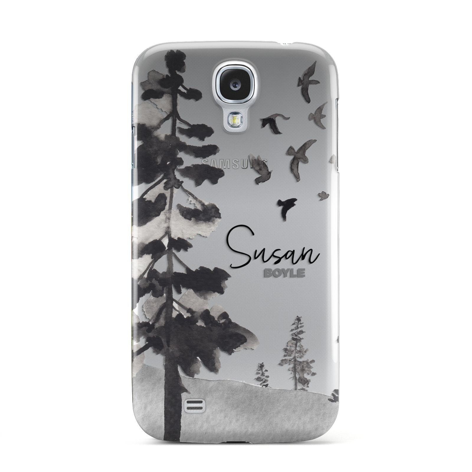 Personalised Monochrome Forest Samsung Galaxy S4 Case