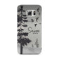 Personalised Monochrome Forest Samsung Galaxy S6 Edge Case