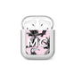 Personalised Monochrome Pink Toucan AirPods Case