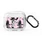 Personalised Monochrome Pink Toucan AirPods Glitter Case 3rd Gen