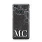 Personalised Monogram Black Marble Huawei Y9 2018