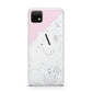 Personalised Monogram Initial Letter Marble Huawei Enjoy 20 Phone Case