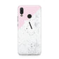 Personalised Monogram Initial Letter Marble Huawei Nova 3 Phone Case