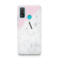 Personalised Monogram Initial Letter Marble Huawei P Smart 2020