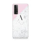 Personalised Monogram Initial Letter Marble Huawei P Smart 2021