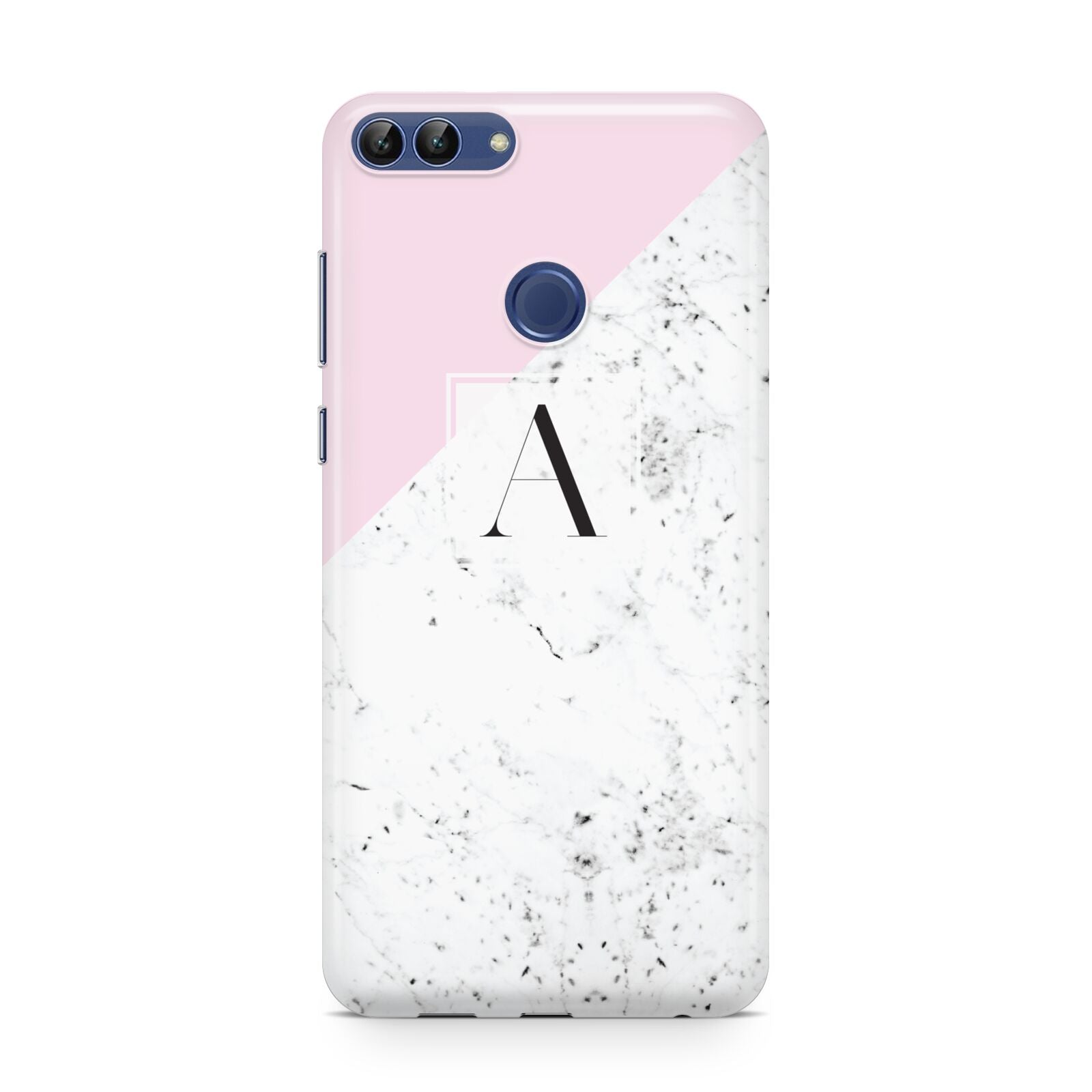 Personalised Monogram Initial Letter Marble Huawei P Smart Case