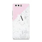 Personalised Monogram Initial Letter Marble Huawei P10 Phone Case