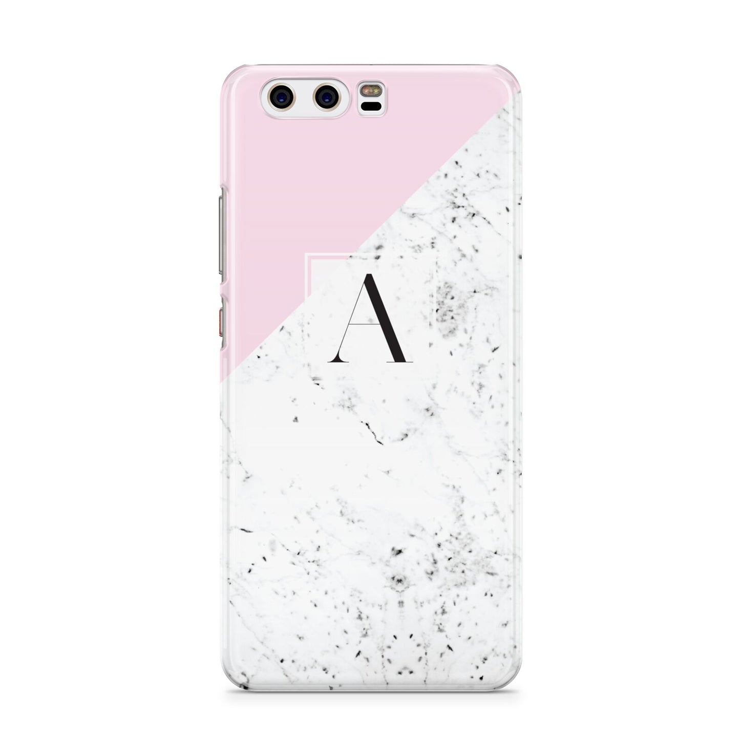 Personalised Monogram Initial Letter Marble Huawei P10 Phone Case